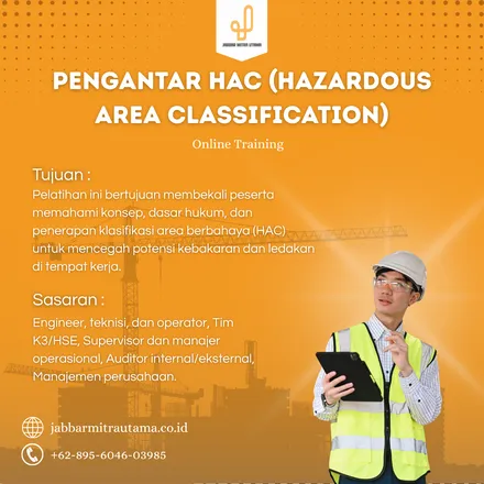 Pengantar HAC (Hazardous Area Classification)